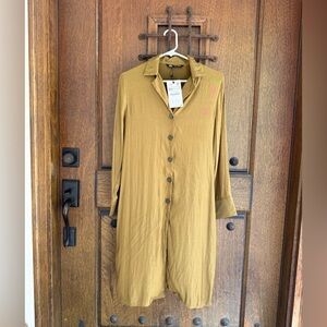 Zara Long Sleeve shirt Dress Size XS